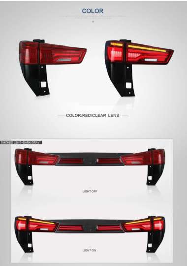 YZ STOP LAMP INNOVA REBORN TAIL LAMP UPGRADE WITH CEREMONY LIGHT RED FULL SET