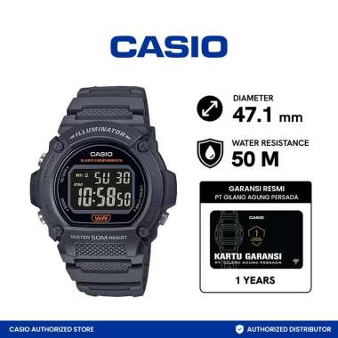 Jam Tangan Casio General W-219H-8BVDF Original Murah