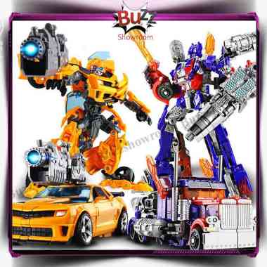 Transformers Deformation Figure Mainan Robot Optimus Bumblebee Besar Optimus Prime