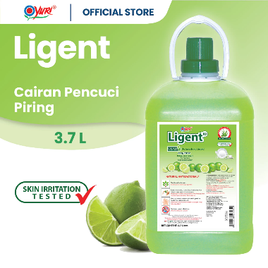 Yuri Ligent Sabun Cuci Piring Lime Gallon [3.7 L] -