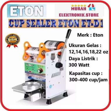 Mesin Cup Sealer Press gelas ETON ET-D1
