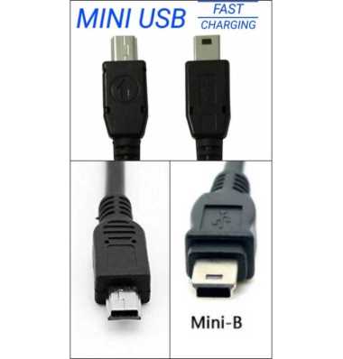 Deluxe Mini USB Charger for BB Bold 9000 or Nexian G900 #01 BLACK