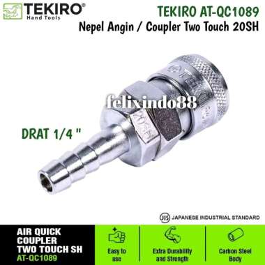 Tekiro Kopler 20 SH Original Coupler Two Touch AT-QC1089 20SH Nepel Selang Angin Kompresor