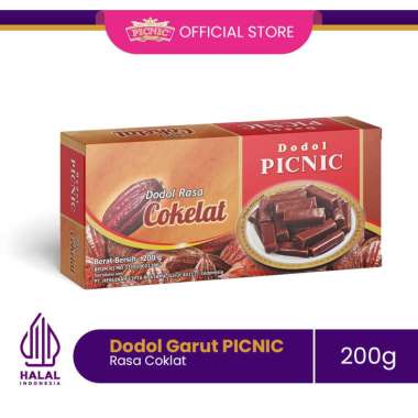 Dodol Garut Rasa Cokelat PICNIC Cemilan Tradisional [200 gr]