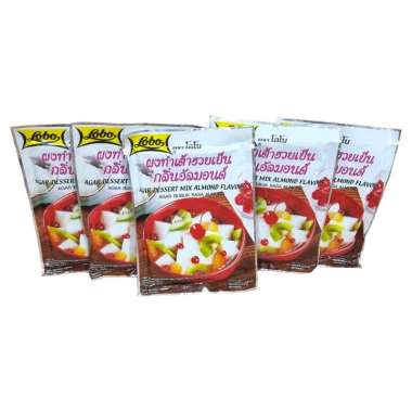 Lobo Agar Pudding Dessert Mix Almond 130Gr Lobo Agar Almond