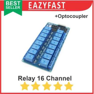 Relay 16 Ch Channel Chanel Optocoupler Modul Arduino Module 16Ch 10A