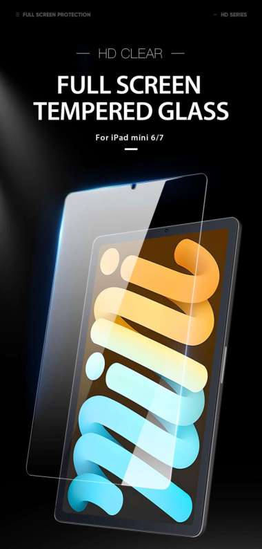 Tempered Glass iPad Mini 7 | iPad Mini 6 - Dux Ducis Original Premium Glass iPad Mini 7