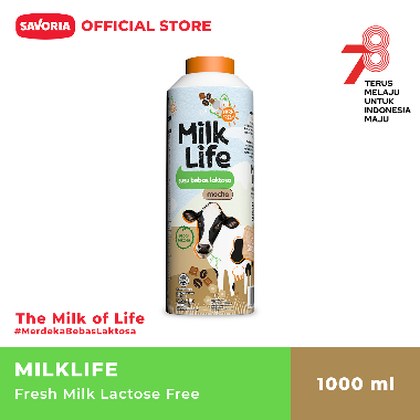 Tangerang - MilkLife Fresh Milk Lactose Free Mocha [1000 mL]