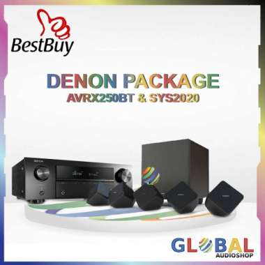 PAKET HOME THEATER Denon AVRX250BT SYS2020 5.1 Ch
