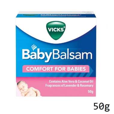 Vicks Baby Balsam Penenang Ketika Bayi Batuk Pilek Vaporub 50g