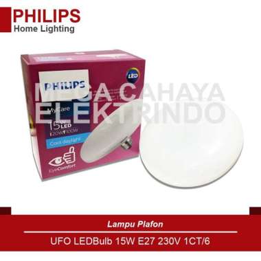 PHILIPS Lampu LED UFO Ceiling Led Bulb 15W putih