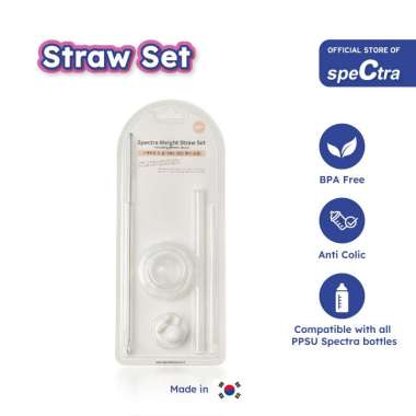 Spectra Weighted Straw Set - Sedotan untuk Botol Susu Spectra