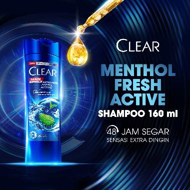 Promo Harga Clear Men Shampoo Active Clean 160 ml - Blibli