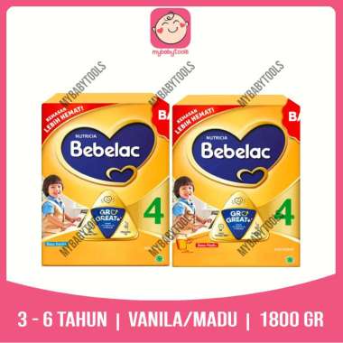 BEBELAC 4 1800 GR MADU VANILA SUSU BUBUK = B4 VANILA 1800g