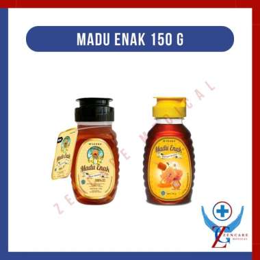 Madu Enak Kemasan Botol 150 Gram / Madu Sehat Untuk Keluarga Botol Hitam