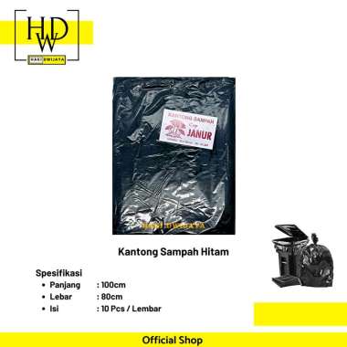 Trash Bag / Kantong Plastik Sampah Hitam 80x100cm