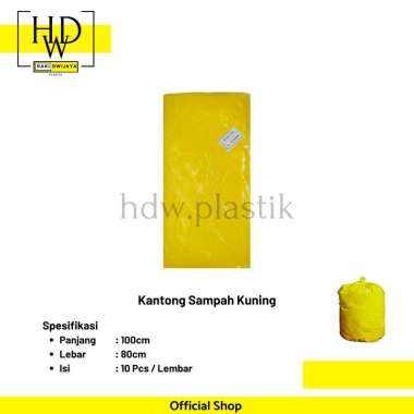 Trash Bag / Kantong Plastik Sampah Hitam 80x100cm PE 03