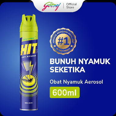 HIT Aerosol Fresh Citrus Cairan Pembasmi Hama & Serangga 600 mL #01