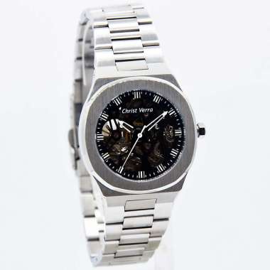 Christ Verra CV 10458LAT-11 BLK - Jam Tangan Wanita Christ Verra Original