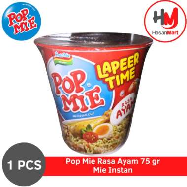 Promo Harga Indomie Pop Mie Instan Ayam 75 gr - Blibli