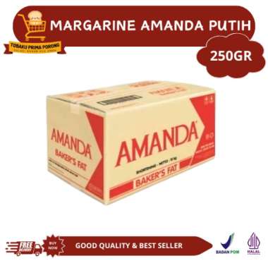 AMANDA MARGARIN PUTIH REPACK 250GR