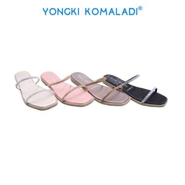 [ ORIGINAL ] YONGKI KOMALADI CASSIE FLAT SANDAL OL-PG49901-21 LADIES 38 Cream