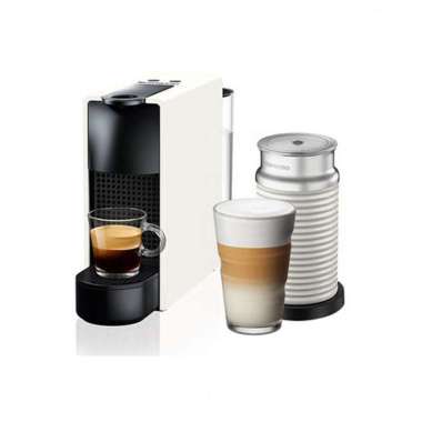 Nespresso Essenza Mini Coffee Capsule Capsules Machine / Mesin Kopi Kapsul White & Aeroccino3 / Aero