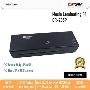 Mesin Laminating A4 / Laminating F4 / Laminator Machine ID Card OR235P
