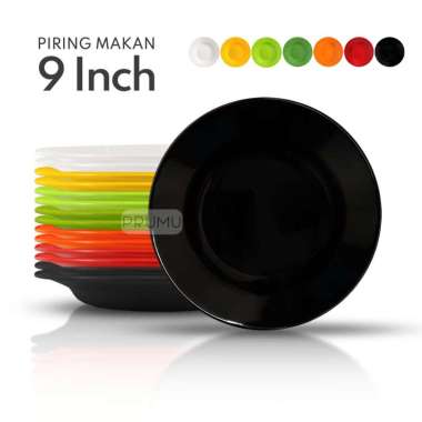 Piring Makan Melamin 9 inch - Piring Melamine Donyku Kuning