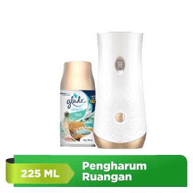 Glade Matic Spray Device Set Free Refill Ocean Escape [225 mL] Pengharum Ruangan Elektrik -