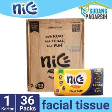 Nice Facial Tissue 250 Sheets 2 Ply / 500 helai [36 pcs/ Karton]