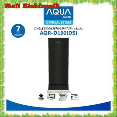 Kulkas AQUA AQR-D190 DS / AQUA AQR D190 DS Lemari Es 1 Pintu murah garansi resmi promo orginal