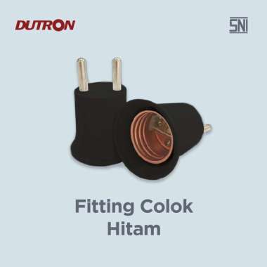 DUTRON Fitting Colok Fitting Lampu Tidur Colok SNI DV FCR 01