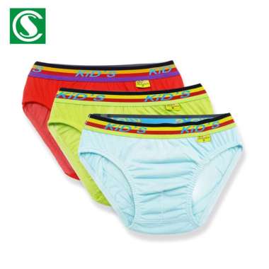 ( 3 Pcs ) Celana Dalam Anak Agree Karet Boxer CD AG 101KL L MULTICOLOR