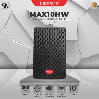 Speaker Pasif BareTone MAX10HW Type 10 Inch