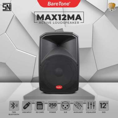 Speaker Aktif BareTone MAX12MA Type 12 Inch