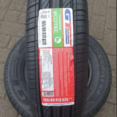 GT Radial Champiro Ecotec Ukuran 165/80 r13 Ban Mobil DIKIRIM