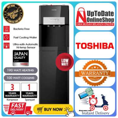 DISPENSER GALON BAWAH TOSHIBA RWF-W2035UVBID W2035UVBID UV TECHNOLOGY VIRUS KILLER