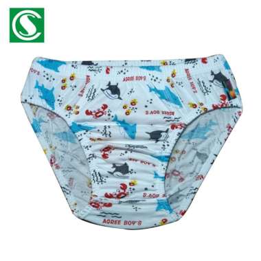 ( 3 Pcs ) Celana Dalam Anak Agree Kids Motif Binatang Laut CD CA 39 XXL MULTICOLOR