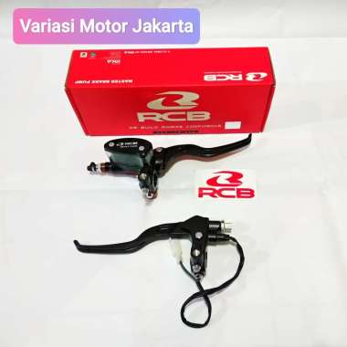 Master rem kanan Oval dan Handle Kopling Racing Boy RCB E2 SERIES BLACK