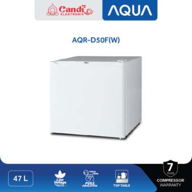 AQUA Kulkas Mini Bar 47 Liter AQR-D50F(W)