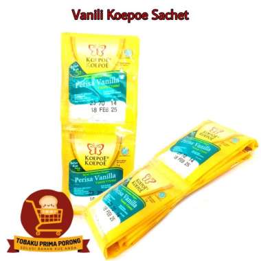 VANILI KOEPOE SACHET - vanili sachet koepoe ISI 10 SACHET