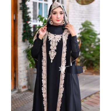 Kaftan RUBY Baju Gamis Kaftan Wanita Remaja Muslim Terbaru 2021 Kekinian Termurah Mewah Original Ele