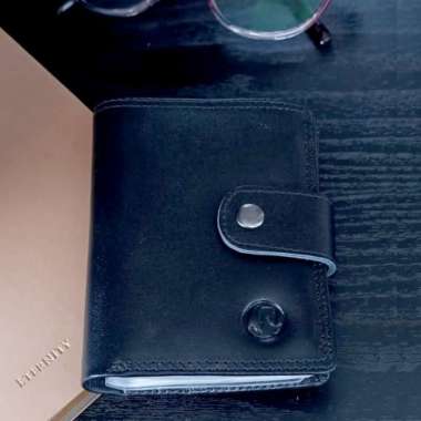 JATACC Dompet Kartu Card Holder Kulit SAPI asli. Dompet mini . Dompet uang untuk Pria dan Wanita. Do
