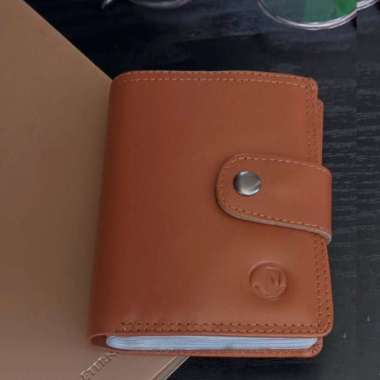 JATACC Dompet Kartu Card Holder Kulit SAPI asli. Dompet mini . Dompet uang untuk Pria dan Wanita. Do