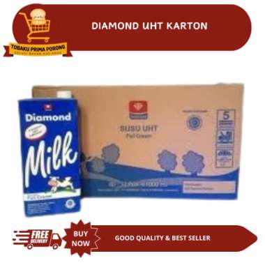 DIAMOND UHT 1 L (karton) / susu uht / susu diamond