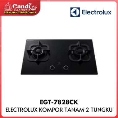 ELECTROLUX STOVE EGT-7828CK - Kompor Tanam Gas 2 Tungku EGT7828CK