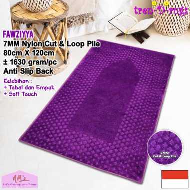 Tren-D-rugs Karpet sajadah imam masjid plush 3d timbul alas lantai ruang tamu kamar tidur tebal halu