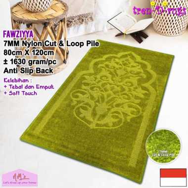 Tren-D-rugs Karpet sajadah imam masjid plush 3d timbul alas lantai ruang tamu kamar tidur tebal halu