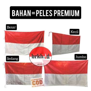 bendera merah putih ukuran jumbo-besar-sedang-kecil BESAR